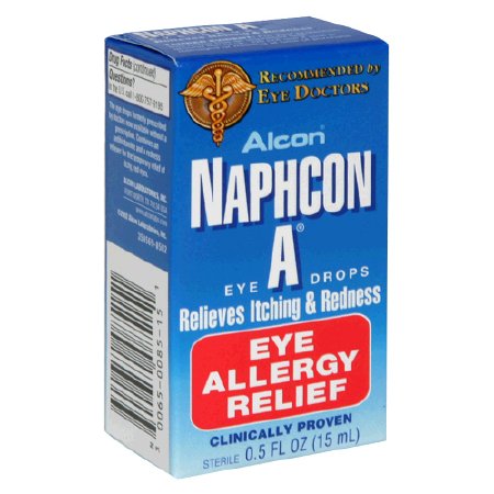 Alcon Allergy Eye Relief Naphcon A® 0.5 oz. Eye Drops