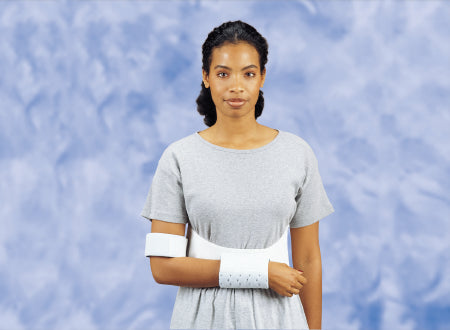 DeRoyal Shoulder Immobilizer DeRoyal® Small Elastic Contact Closure Left or Right Shoulder