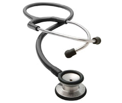 American Diagnostic Corp Classic Stethoscope Adscope® Black 1-Tube 22 Inch Tube Double-Sided Chestpiece