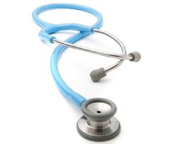 American Diagnostic Corp Classic Stethoscope Adscope® Blue 1-Tube 22 Inch Tube Double-Sided Chestpiece