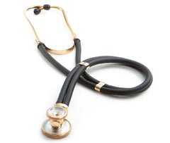 American Diagnostic Corp Sprague Stethoscope Adscope® Black 2-Tube 22 Inch Tube Double-Sided Chestpiece