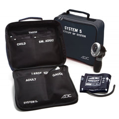 American Diagnostic Corp Aneroid Sphygmomanometer Plus 5 Cuffs System 5® 1-Tube Handheld Small Adult / Child Multi Cuff Pack