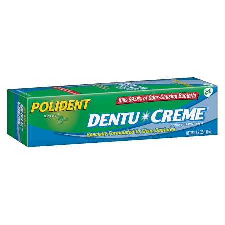 Block Drug Company Denture Cleaner Polident® Dentu-Creme® Mint Flavor