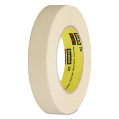 Scotch® High-Performance Masking Tape 232, 3" Core, 12 mm x 55 m, Tan