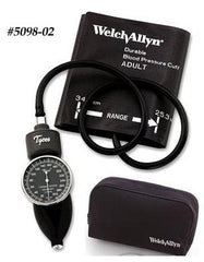 Welch Allyn Aneroid Sphygmomanometer with Cuff Tycos® 2-Tube Pocket Size Hand Held Adult Size 12 Cuff