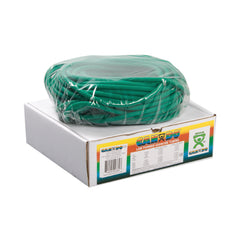 Fabrication Enterprises Exercise Resistance Tubing CanDo® Low Powder Green 100 Foot Length Medium Resistance