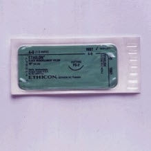 J & J Healthcare Systems Suture with Needle Ethilon™ Nonabsorbable Uncoated Undyed Suture Monofilament Nylon Size 3 - 0 18 Inch Suture 1-Needle 22 mm Length 1/2 Circle Reverse Cutting Needle