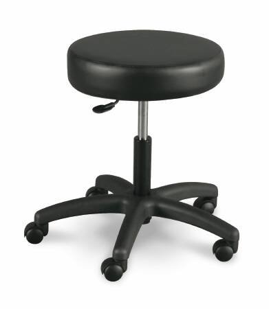 Winco Exam Stool Med-Pro™ Backless Pneumatic Height Adjustment 5 Casters Royal Blue