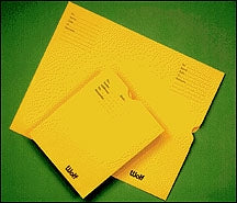 Wolf X-Ray X-Ray Film Filing Envelope Gold 10 X 12 Inch