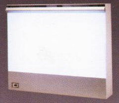 Wolf X-Ray X-Ray Illuminator VuPlus 1 Bank 1 Tier 5 Lamp 3426 Candela Wall Mount 4 X 16-3/8 X 19-1/8 Inch White One, 2 X 48-1/2 cm Film