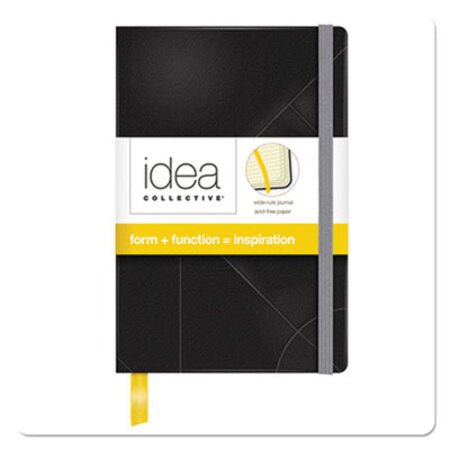 TOPS™ Idea Collective Journal, Wide/Legal Rule, Black Cover, 5.5 x 3.5, 96 Sheets