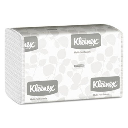 Kleenex® Multi-Fold Paper Towels, 9 1/5 x 9 2/5, White, 150/Pack, 16 Packs/Carton