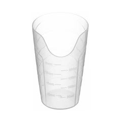 Patterson Medical Supply Graduated ADL Dysphagia Cup Nosey Cup 8 oz. Translucent Plastic Reusable