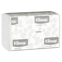 Kleenex® C-Fold Paper Towels, 10 1/8 x 13 3/20, White, 150/Pack, 16 Packs/Carton