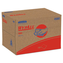 WypAll® X80 Cloths, BRAG Box, HYDROKNIT, Blue, 11.1 x 16.8, 160 Wipers/Carton