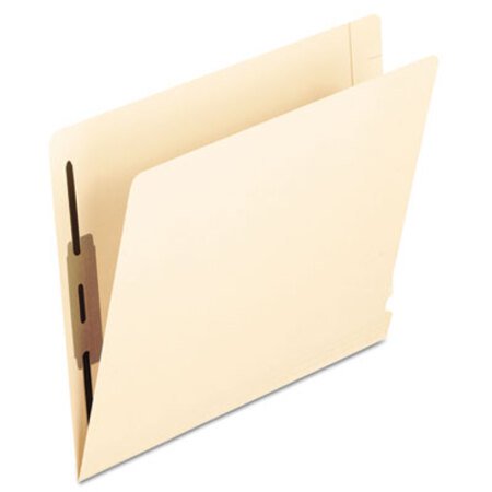 Pendaflex® Manila Laminated End Tab Folders with Two Fasteners, Straight Tab, Letter Size, 14 pt. Manila, 50/Box