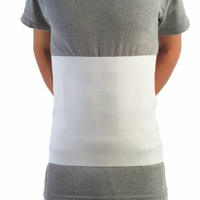 Zimmer Abdominal Binder One Size Fits Most Hook and Loop Closure 26 to 50 Inch Waist Circumference 12 Inch Adult