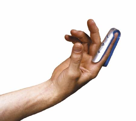 Zimmer Finger Splint Without Fastening Right Hand Blue / Silver