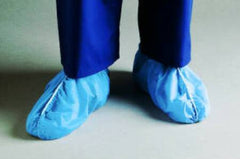 Cardinal Shoe Cover Dura-Fit™ One Size Fits Most Shoe High Without Tread Blue NonSterile