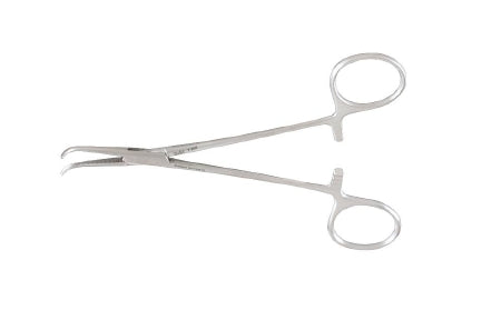 Thoracic Forceps Miltex® Gemini-Mixter 5-1/2 Inch Length OR Grade German Stainless Steel NonSterile Ratchet Lock Finger Ring Handle Full Curved Delicate Serrated Tips