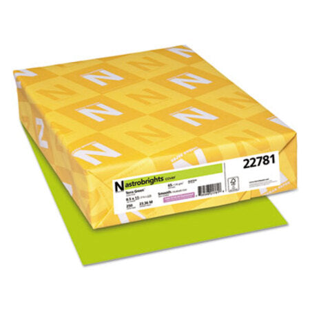 Astrobrights® Color Cardstock, 65 lb, 8.5 x 11, Terra Green, 250/Pack