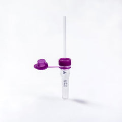 Ram Scientific Safe-T-Fill® Capillary Blood Collection Tube Whole Blood Tube K2 EDTA Additive 10.8 X 46.6 mm 200 µL Purple Pierceable Attached Cap Plastic Tube