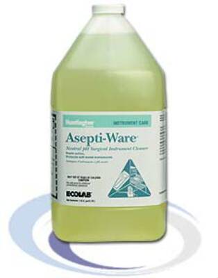 Ecolab Enzymatic Instrument Detergent Asepti-Ware™ Liquid 1 gal. Jug Floral Scent - M-264899-1550 - Case of 4