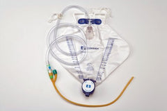 Cardinal Indwelling Catheter Tray Dover™ Foley 18 Fr. 5 cc Balloon Latex