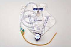 Cardinal Indwelling Catheter Tray Dover™ Foley 18 Fr. 5 cc Balloon Latex