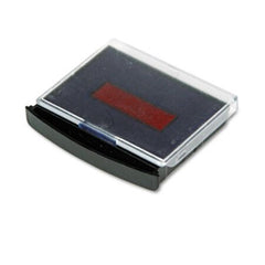 COSCO Replacement Ink Pad for 2000 PLUS Two-Color Word Daters, Blue/Red