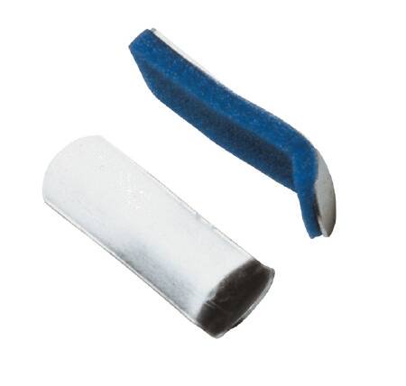 DJO Finger Splint ProCare® Without Fastening Left or Right Hand Blue / Silver