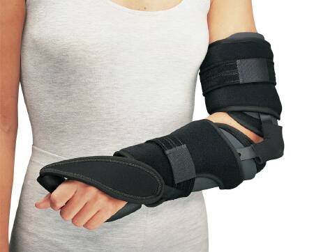 DJO Elbow Immobilizer PROCARE® ElbowRanger® Small Contact Closure 8 to 11-1/2 Inch Circumference Black