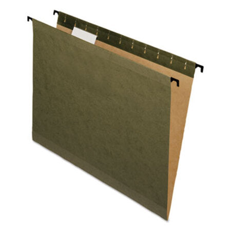 Pendaflex® SureHook Hanging Folders, Letter Size, 1/5-Cut Tab, Standard Green, 20/Box