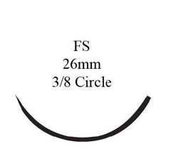 J & J Healthcare Systems Suture with Needle Perma-Hand™ Nonabsorbable Coated Black Suture Braided Silk Size 2 - 0 18 Inch Suture 1-Needle 26 mm Length 3/8 Circle Reverse Cutting Needle