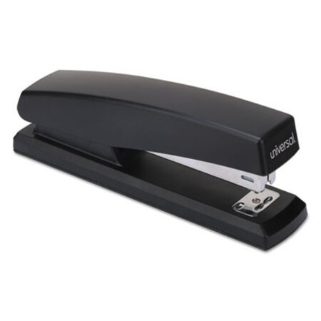 Universal® Economy Full-Strip Stapler, 20-Sheet Capacity, Black