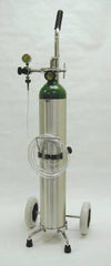 Mada Medical Products Oxygen Cart Chrome 10 X 12.5 X 40 Inch Silver - M-454687-3857 - Case of 2