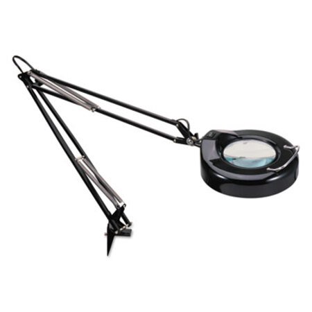 Alera® Full Spectrum Clamp-On Magnifier, Adjustable, 9"w x 26"d x 36"h, Matte Black