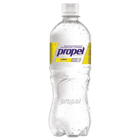 Propel Fitness Water™ Flavored Water, Lemon, Bottle, 500mL, 24/Carton