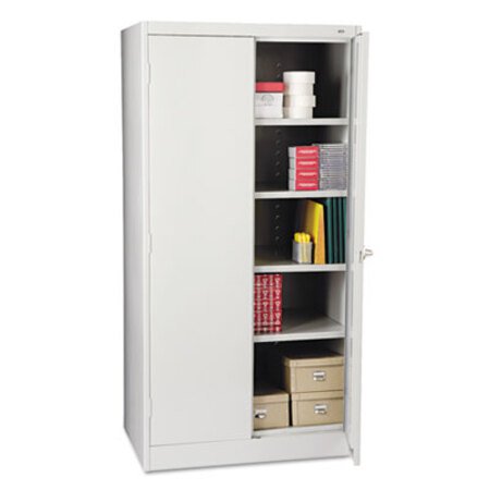Tennsco 72" High Standard Cabinet (Unassembled), 36 x 24 x 72, Light Gray