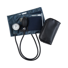 Mabis Healthcare Aneroid Sphygmomanometer with Cuff Mabis® Precision 2-Tube Pocket Size Hand Held Adult Large Cuff