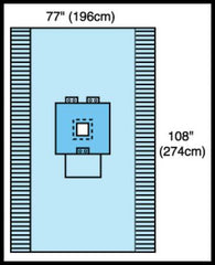 Cardinal Surgical Drape Pediatric Drape 77 W X 108 L Inch Sterile