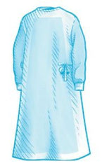 Cardinal Poly-Reinforced Surgical Gown with Towel Astound® Large Blue Sterile AAMI Level 4 Disposable