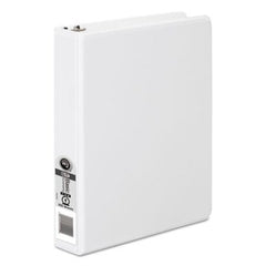 Wilson Jones® 362 Basic Round Ring View Binder, 3 Rings, 1" Capacity, 8.5 x 5.5, White