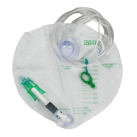 Bard Drainage Bags with Anti-Reflux Chambers, 200 AM-27-154002