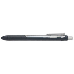 Paper Mate® InkJoy Retractable Gel Pen, Micro 0.5mm, Black Ink/Barrel, Dozen