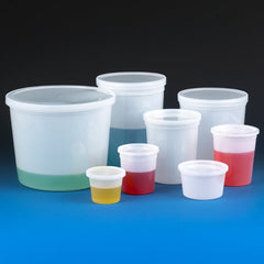 Globe Scientific Lab Storage Container Multi-Purpose HDPE / LDPE Closure 172 oz. - M-985480-3593 - Case of 10