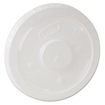 Dixie® Plastic Lids for Pathways Cold Drink Cups, 12 and 16 oz, 1200/Carton
