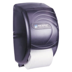 San Jamar® Duett Standard Bath Tissue Dispenser, Oceans, 7 1/2 x 7 x 12 3/4, Black Pearl