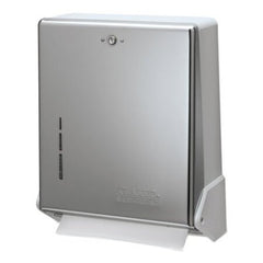 San Jamar® True Fold C-Fold/Multifold Paper Towel Dispenser, 11.63 x 5 x 14.5, Chrome