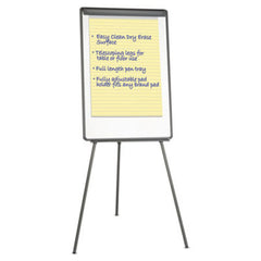 Universal® Tripod-Style Dry Erase Easel, Easel : 44" to 78", Board: 29" x 41", White/Black